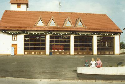 Feuerwehrgerätehaus Freiwillige Feuerwehr Burgheim 1983