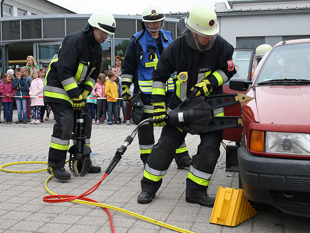 Tag der Feuerwehr Feuerwehr Burgheim Grund und Mittelschule Burgheim